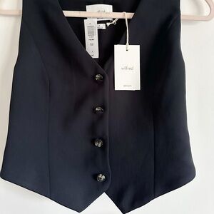 Aritzia Pacino Vest Black